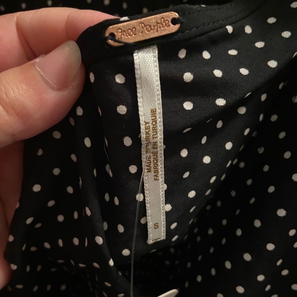NWT Free people polka dot top & skirt set - Picture 7 of 8
